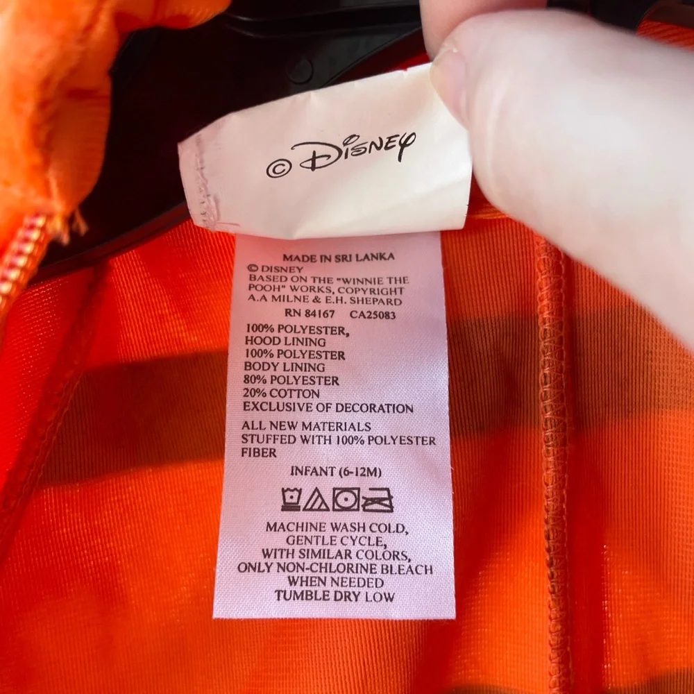 ‘Disney World Baby’ Vintage Tigger Plush Costume 6–12 Months (#2) - Picture 8 of 12